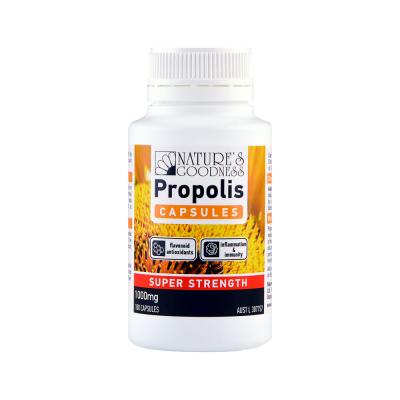 Nature's Goodness Propolis Capsules Super Strength 1000mg 100c